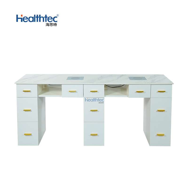 Double Nail Table with Dust Collector _ MT-29