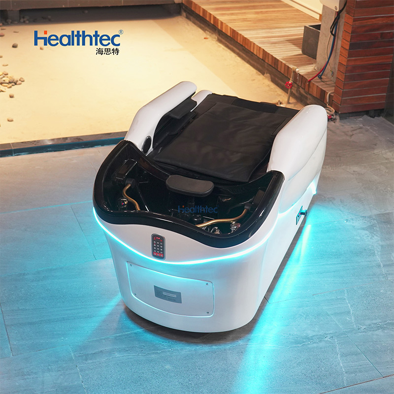 Enclosed Massage Shampoo Bed, LED Ambient _ X1031-3