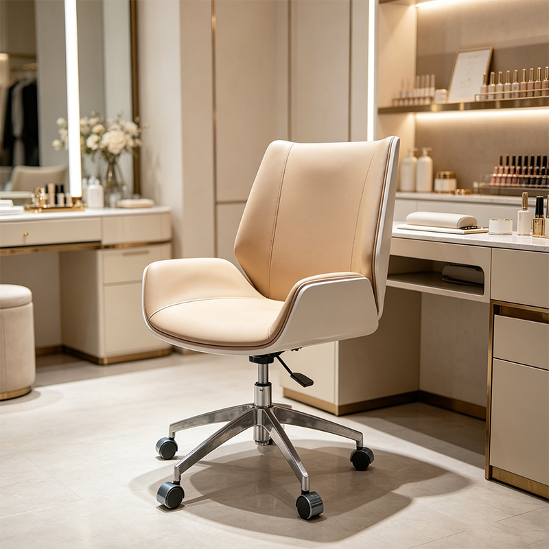 Ergonomic Adjustable Armrest Beauty Salon Chair _ HT045-3