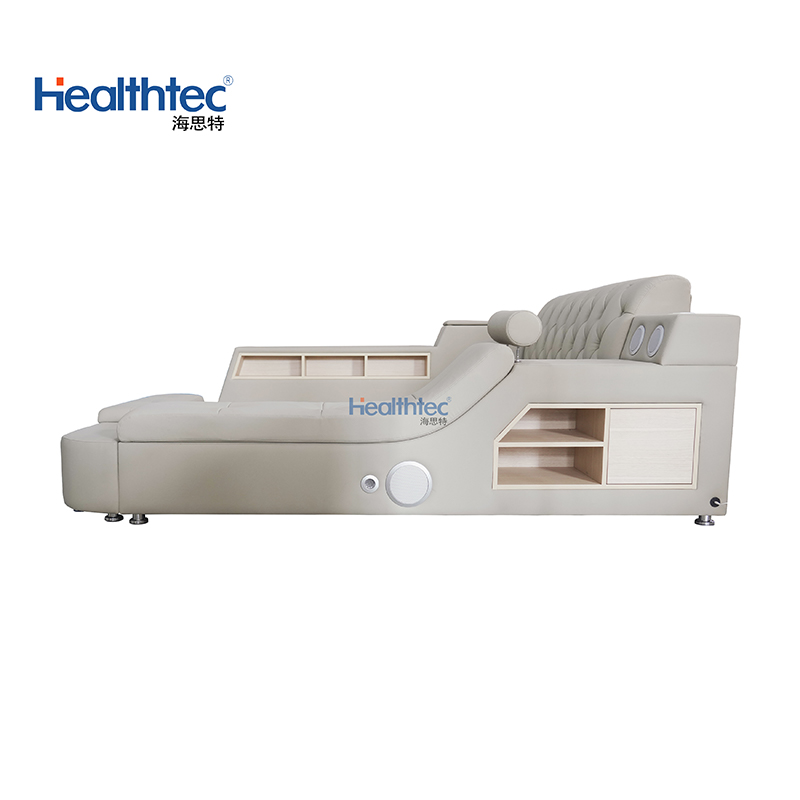 Multifunctional Upholstered Bed, Massage & Storage _ R1320-3