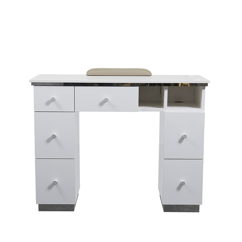 Single Seat Manicure Table with Storage _ MT-24-2