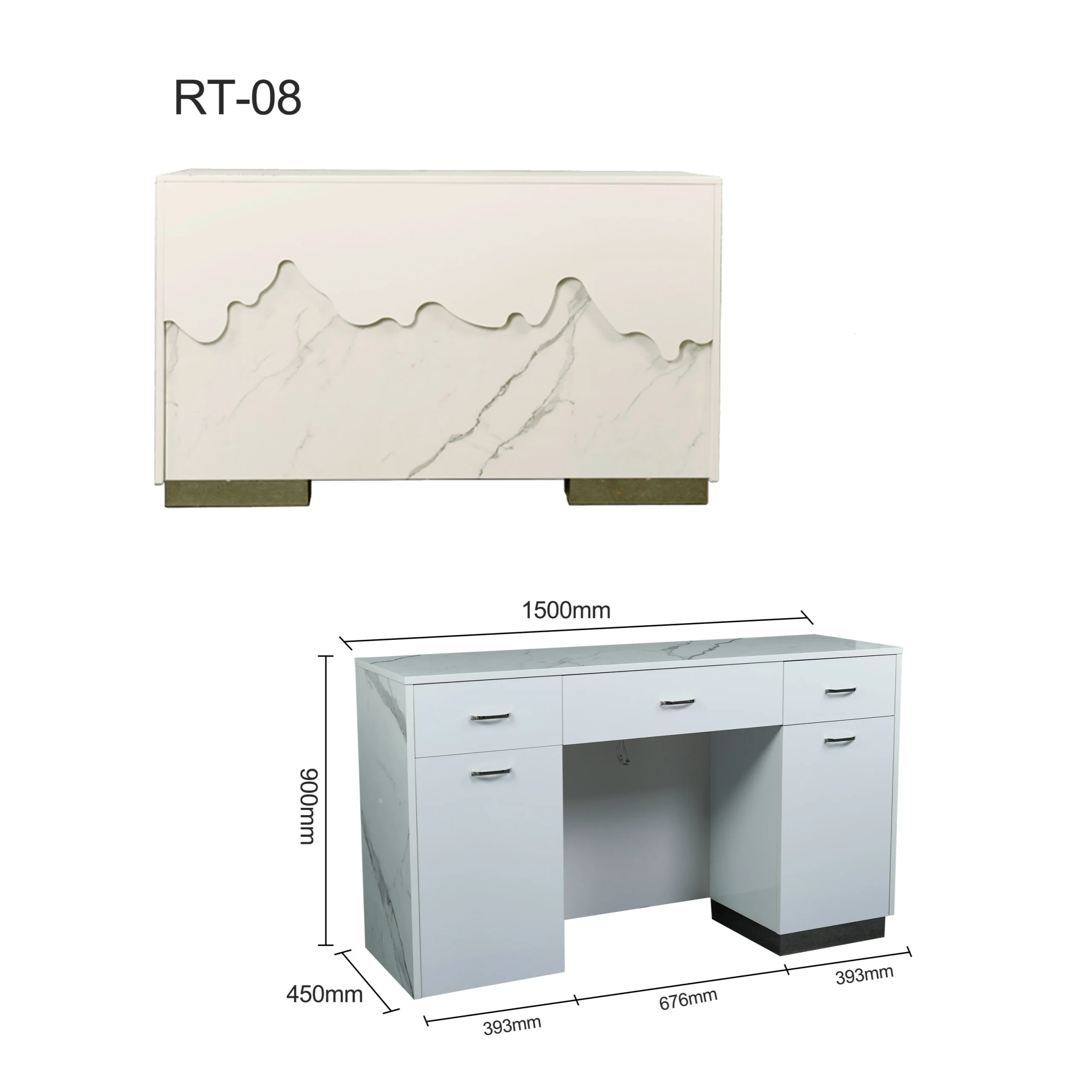 healthtec rt 08 reception desk dimension 01 (1)